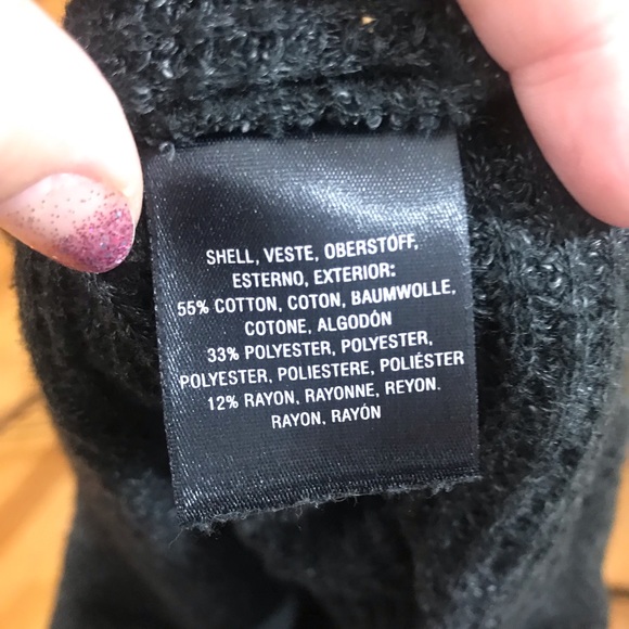 Postmark Medium Gray Waffle Knit Top Anthropologie - Picture 7 of 8